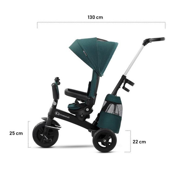 Kinderkraft trojkolka Easytwist Mauvelous Pink
