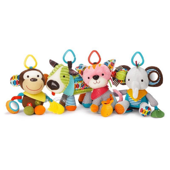 SKIP HOP Bandana Buddies Aktivní hračka na C kroužku Slon 0 m+