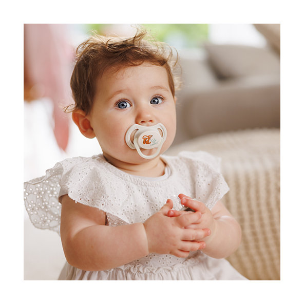 Babyono silikonové symetrické dudlíky 6–18 m 2 ks