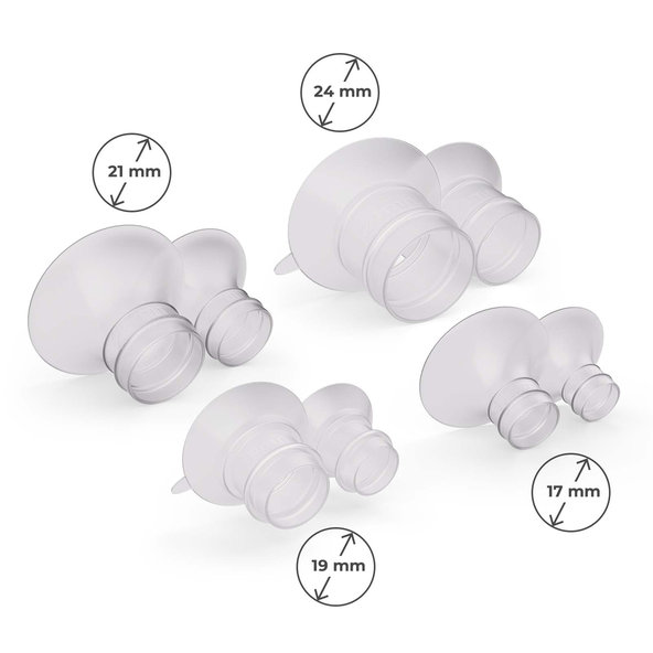 Kinderkraft odsávačka mlieka Double Hands-free Gentle Flow Pink