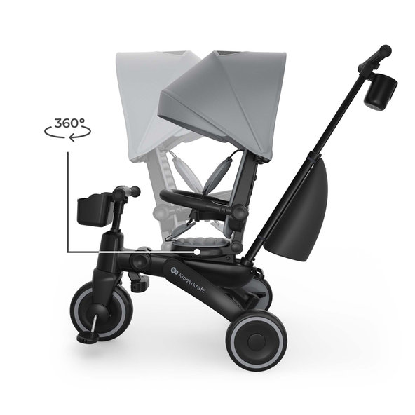 Kinderkraft trojkolka Jazz 3 Grey 9m+