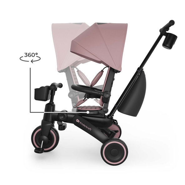 Kinderkraft trojkolka Jazz 3 Pink 9m+