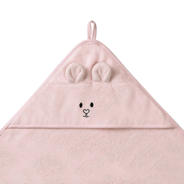 Babyono Super Soft bambusová osuška 100×100 cm růžová