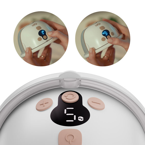Kinderkraft odsávačka mlieka Single Hands-free Mamaflow Gold