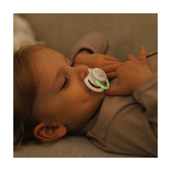 Babyono silikonové symetrické dudlíky 18 m+ 2 ks