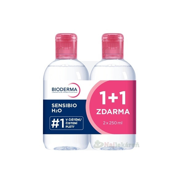 Bioderma Sensibio H2O micelární voda Festival 2x250 ml