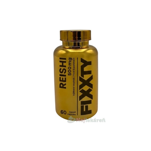 Fixxty Reishi 500 mg 60 kapslí