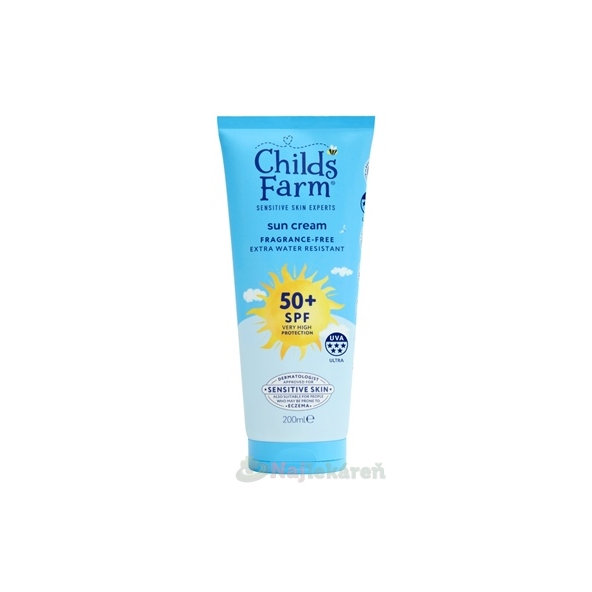 Childs Farm Sun Cream SPF 50+ opalovací krém 200 ml