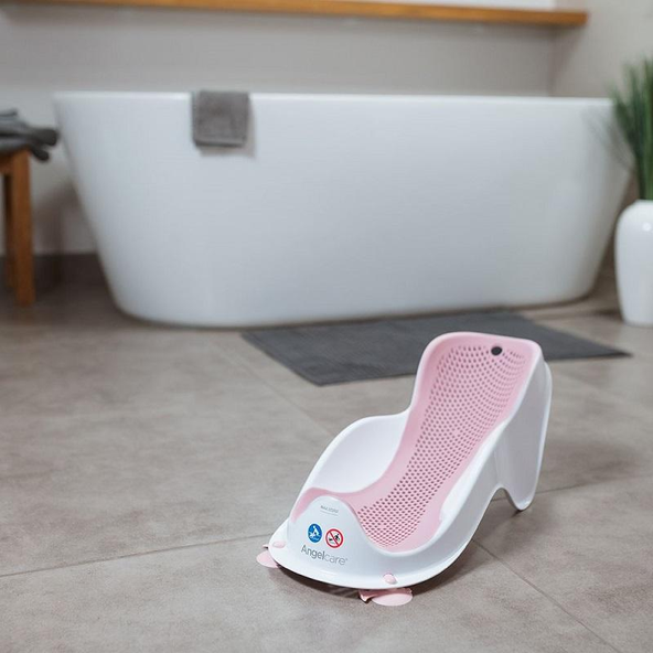 Angelcare lehátko do vany FIT Light Pink