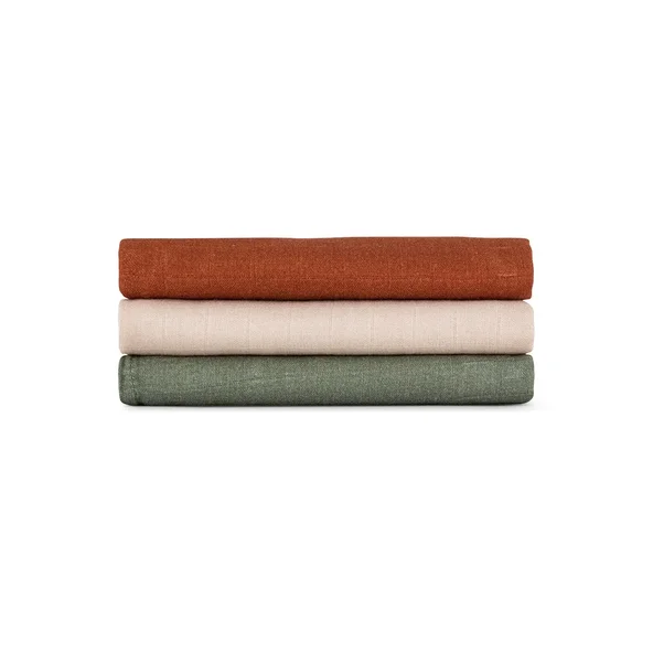 PETITE & MARS Sada plen Moussy Earth Tones 68 × 68 cm 3 ks