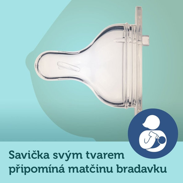 Canpol Babies Bonjour Paris široká kojenecká láhev modrá 240 ml
