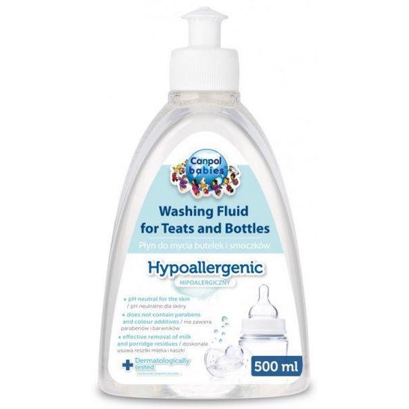 Canpol Babies prostředek na mytí lahví a dudlíků 500 ml