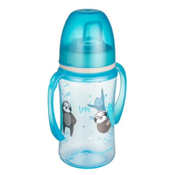 Canpol Babies Exotic Animals tréninkový hrneček modrý 240 ml