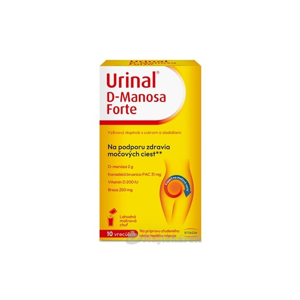 Urinal D-manosa Forte prášek 10 sáčků