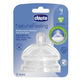 Chicco savička Natural Feeling nastavitelný průtok 4 m+ 2 ks