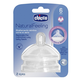 Chicco Natural Feeling savička rychlý průtok 6 m+ 2 ks