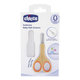 Chicco nůžky s kulatou špičkou oranžová