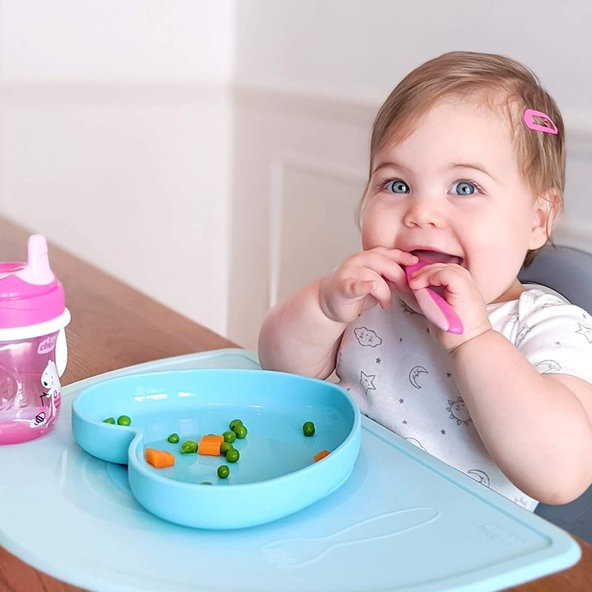 Chicco silikonové prostírání modrozelená 18 m+