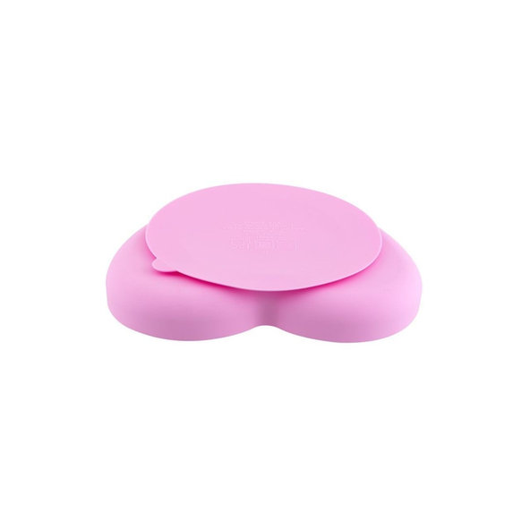 Chicco silikonový talíř srdce růžová 9 m+