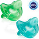 Chicco Physio Soft dudlík celosilikonový kluk 6–16 m 2 ks