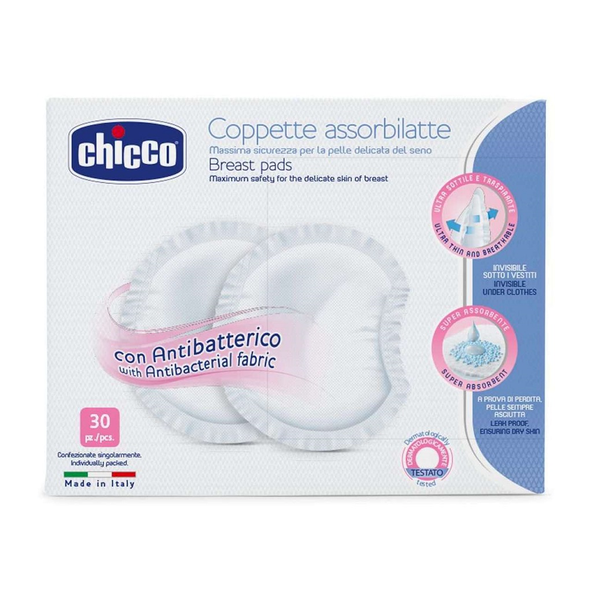 Chicco antibakteriální vložky do podprsenky 30 ks