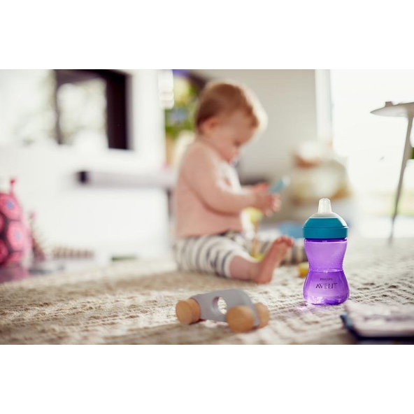 Philips AVENT hrneček 300 ml s měkkým náustkem dívčí