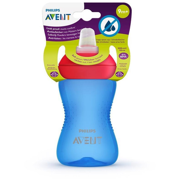 Philips AVENT hrneček 300 ml s měkkým náustkem chlapecký