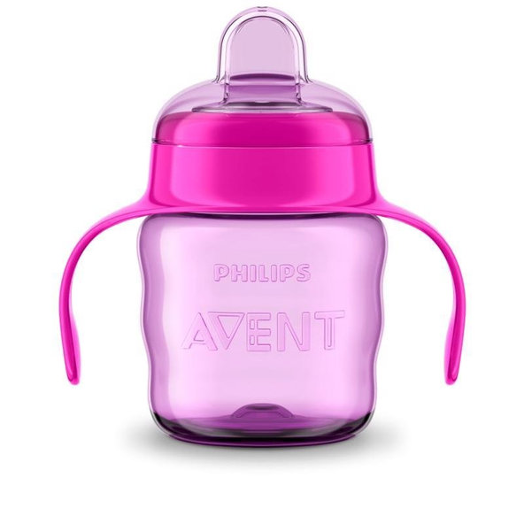 Philips AVENT Klasik hrnek pro první doušky s držadly pro dívky 200 ml