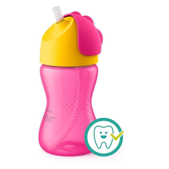 Philips AVENT hrneček Bendy 300 ml s ohebným brčkem dívčí