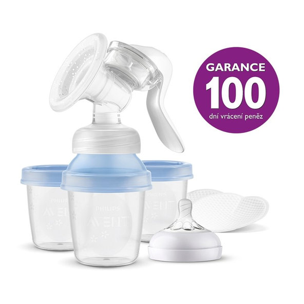 Philips AVENT manuální odsávačka mateřského mléka VIA systém