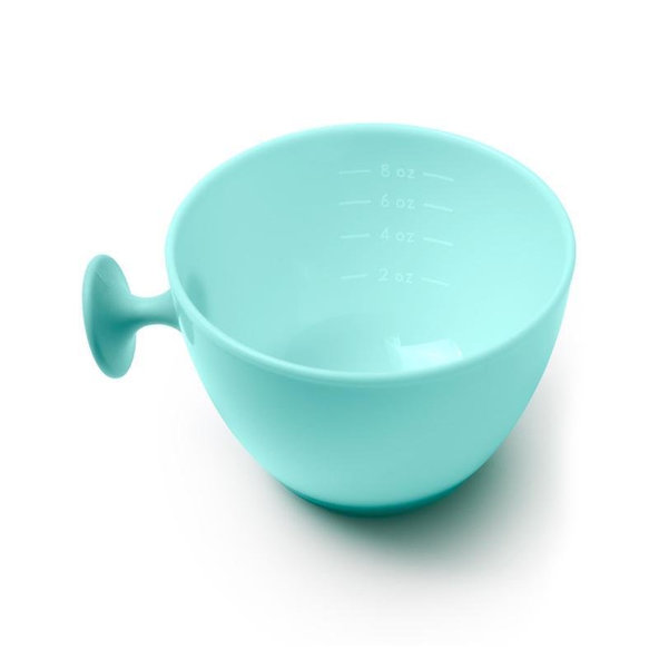 Skip Hop Easy Grab misky s držadlem Grey Teal 3 m+ 2 x 240 ml