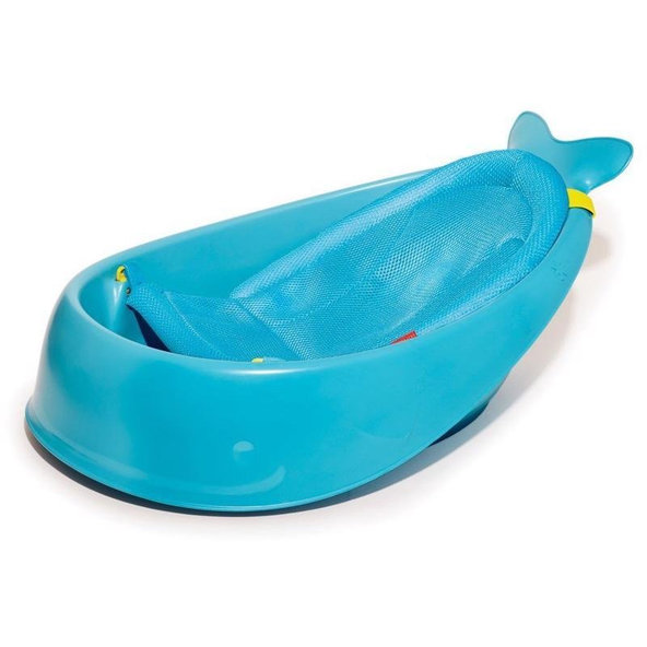 SKIP HOP Moby vanička s ergonomickou podložkou modrá