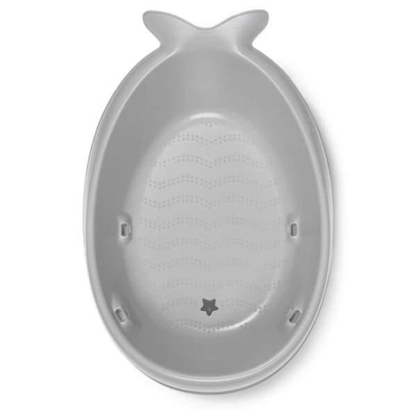 SKIP HOP Moby 3fázová vanička s ergonomickou podložkou šedá