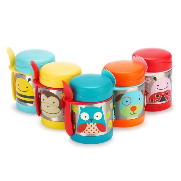 SKIP HOP Zoo Termoska na jídlo s příborem Sova 325 ml