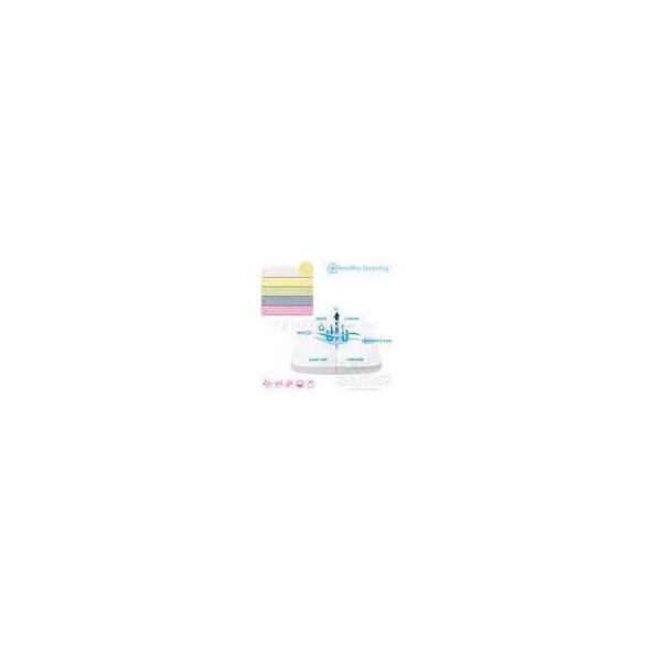 Babymatex plachta Jersey s gumou bílá 60x120 cm