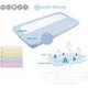 Babymatex plachta Jersey s gumou bílá 60x120 cm
