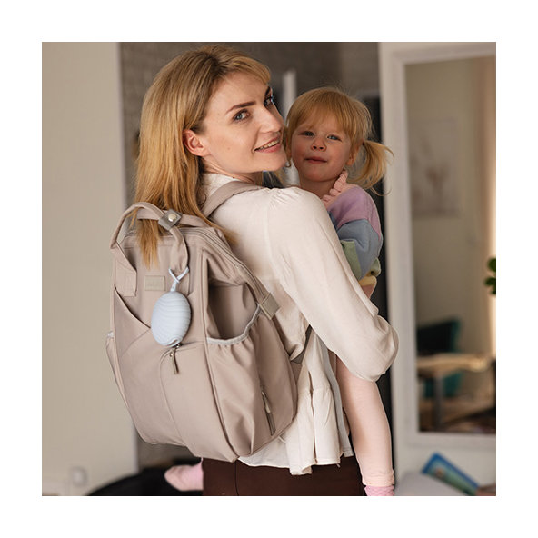 BABYONO silikonové pouzdro na dudlík béžové 0m+