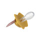 Canpol Babies Light Touch Gold silikonový sym. dudlík 6–18 m 2 ks