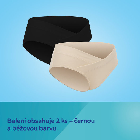 Canpol Babies těhotenské kalhotky s nízkým pasem MumFIT XL 2 ks