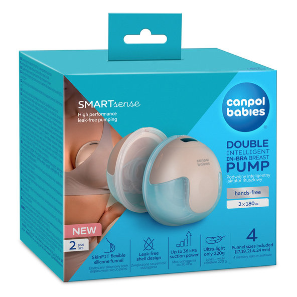 Canpol Babies SmartSense dvojitá elektrická odsávačka mateřského mléka
