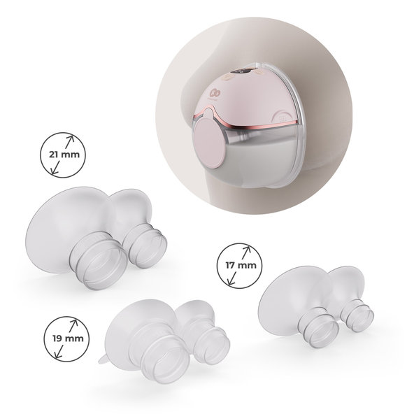 Kinderkraft odsávačka mlieka Single Hands-free Mamaflow Pink