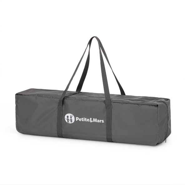 Petite&Mars cestovní ohrádka Nook Urban Charcoal Grey