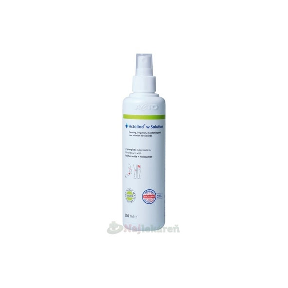 Actolind W Solution sprej na čištění a péči o rány 250 ml