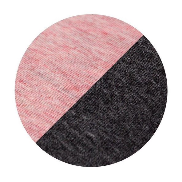 CEBA Prostěradlo do kočárku 73-80x30-37 cm Dark Grey + Pink 2 ks