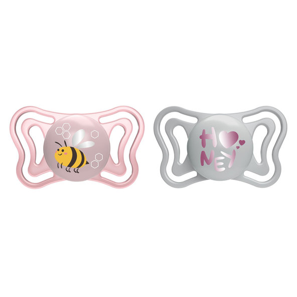 Chicco dudlík Physio Light silikonový holka 2–6 m 2 ks