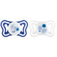 CHICCO Dudlíky Physioforma Light ortodontické modré 16-36m 2 ks