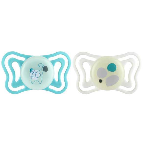 CHICCO Dudlíky Physioforma Light ortodontické neutrální 6-16m 2 ks