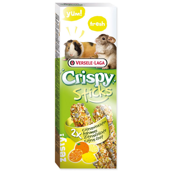 Versele-Laga Crispy tyčinky pro morčata a činčily ovocné 110 g 2 ks