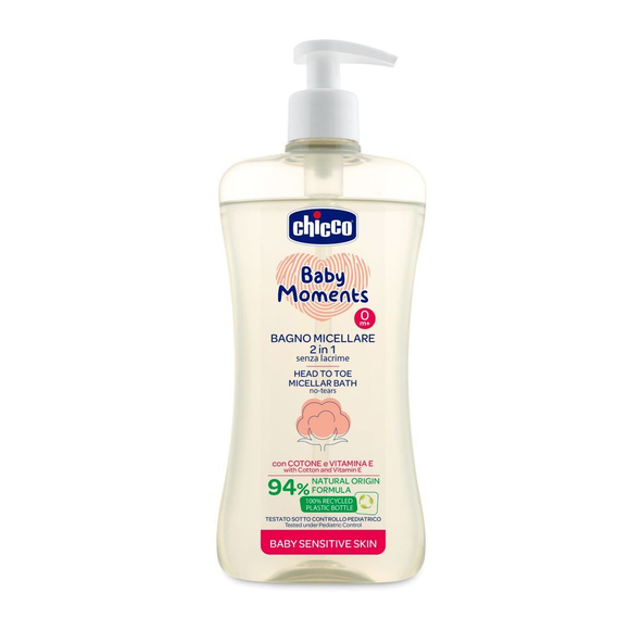 Chicco micelární šampon na vlasy a tělo Sensitive 500 ml