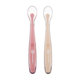 PETITE&MARS lžičky s pouzdrem Take&Match Sand Rose 6m+ 2 ks